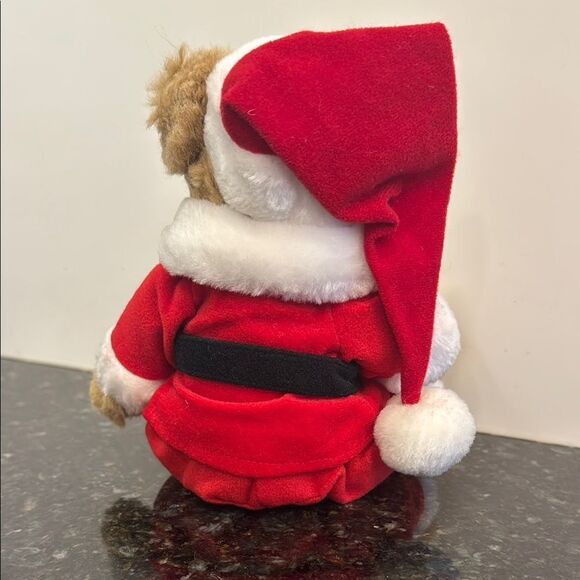 Vintage Russ Santa Bear With Santa Hat 9" - Picture 4 of 8